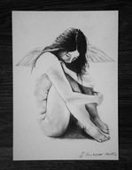 Akt Artystyczny – Praca Ręcznie Tworzona (215) – dla 884 Skubalskich