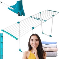 SUSZARKA NA PRANIE UBRANIA STOJĄCA ROZSUWANA BALKONOWA OGRODOWA DO UBRAŃ