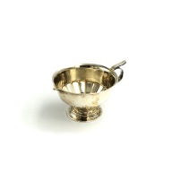 Szwedzka sosjerka retro Gab NS Alpaka styl art deco posrebrzana vintage 40s