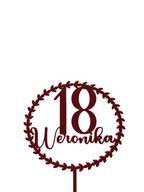 topper na tort dekoracja RÓŻNE KOLORY PERSONALIZACJA!!!