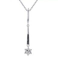 Naszyjnik s8 Platerowany Platyną CZ / Spinel – Franko