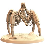 Steam Punk Mechanical Valkyrie of Crucible Mechaniczny Pająk Pinup C NSFW