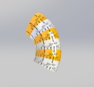 Protopipe ⌀88.9 R114 Element do prototypowania układu rurowego 15°