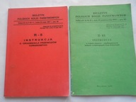 INSTRUKCJA D 20 DRÓŻNIK PKP + D 83 REMONT + R 5 ORGANIZACJA PRZEWOZÓW 4 szt