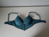 Śliczny biustonosz EUR 80B Hunkemoller szmaragdowy