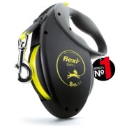 Smycz dla psa automatyczna Flexi Giant Neon L taśma 8m do 50kg