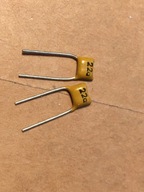 2x Kondensator ceramiczny 22 nF, K, 100 V, miniaturowy