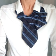 Ozdobny wiązany krawat dla kobiet