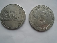 MEDAL SZTAB WOJSKOWY KIELCE + 65-LECIE ZWIĄZKU INWALIDÓW WOJENNYCH