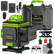 Laser krzyżowy Lertz laser krzyżowy 2 x aku wyświetlacz LCD zestaw 25 m