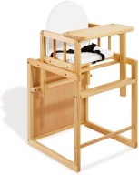 Krzesełko do karmienia2w1Pinolino Lene drewniane stolik krzesło dla dziecka