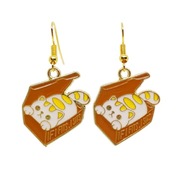 Kolczyki z kotem w pudełku