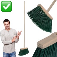 SZCZOTKA GOSPODARCZA Z MOCNYM WŁOSIEM DO ZAMIATANIA MIOTŁA ZMIOTKA ULICÓWKA