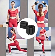 OBCIĄŻNIKI NA NADGARSTKI I KOSTKI 2x450 g – REGULOWANE, NA RĘCE I NOGI