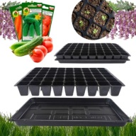 WIELODONICZKA DO SADZENIA ROZSADY Z PODSTAWKĄ PALETA NA 60 KOMORY DO ROŚLIN