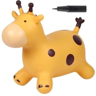 SKOCZEK DO SKAKANIA ŻYRAFA ZÓŁTA ZABAWKA DLA DZIECI DO ZABAWY WOOPIE