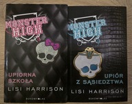 ZESTAW 2 KSIĄŻEK „MONSTER HIGH” - STRASZNIE FAJNE CZYTANIE!