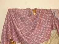 CHUSTA -SZAL-LOUIS VUITTON-80/66CM-LOGO.STAN ZNAKOMITY WARTO.