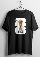 Koszulka dziecięca czarna Mistrzostwa Świata 2026 USA Kanada Meksyk r. 158