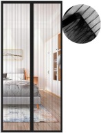 Moskitiera magnetyczna na drzwi, ochrona przed owadami 90 x 250 cm