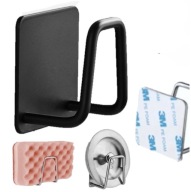 ORGANIZER NA GĄBKĘ KUCHENNY DO ZLEWU STAL NIERDZEWNA CZARNY