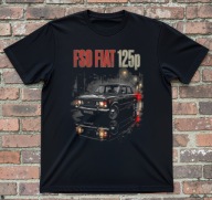 Duży Fiat 125p Koszulka t-shirt Rozmiary w opisie