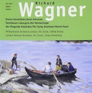 CD WAGNER: GROSSE OUVERTUREN / ARMSTRONG w FOLII