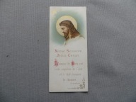 KRAKÓW JEZUS Z MIŁOŚCIĄ SWĄ SIOSTRY URSZULANKI 1921 ŚWIĘTY OBRAZEK przedw42