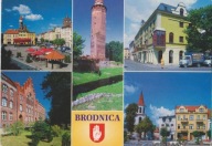BRODNICA - RYNEK - ZAMEK - UL. HALLERA - SZKOŁA - KOŚCIÓŁ - HERB