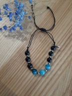 Bransoletki Wyjątkowe prezent urodziny imieniny kamienie naturalne onyx