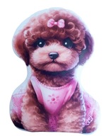 Przytulanka poduszka kształtka piesek Pudel Toy