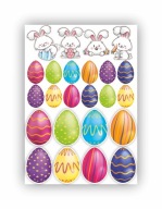 Nalepki na święta wielkanocne JAJECZKA