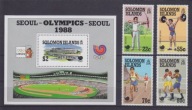 **88 Salomon Island 687-91 Bl.26 - OLIMPIADA SEUL