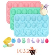 Zestaw XXL 3x FORMA silikonowa do ciastek czekoladek WIELKANOC