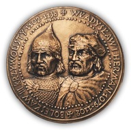 Medal 1990 – Władysław I Herman / Bolesław III Krzywousty