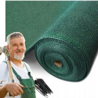 SIATKA CIENIUJĄCA MASKUJĄCA ZASŁONA OSŁONA NA PŁOT OGRODZENIE DO OGRODU UV