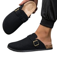 Buty męskie slip-on old money – lekkie, klasyczne - Czarne