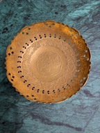 Patera mosiężna na owoce cukierki orzechy i inne smakołyki PRL vintage