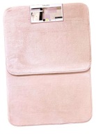 MIĘKKIE DYWANIKI ŁAZIENKOWE POLAR 50x70 cm i 50x40 cm Pudrowy róż