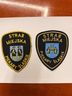 Emblemat Straży Miejskiej w Piekarach Śląskich z wzorem herbu sprzed 2005r.