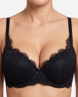 Passionata by chantelle 771211 biustonosz bardotka push up czarny 70D