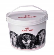 Pojemnik na karmę dla Psa Wiaderko 5 szt + gratis