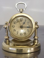 Stary budzik miniatura FMS z około 1930r