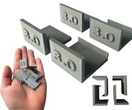 Dystanse do regulacji frontów szafek 3mm x4szt