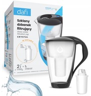 Dzbanek filtrujący szklany Dafi Crystal LED + 1 filtr Classic