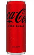 Napój gazowany Coca Cola ZERO SUGAR zero cukru 330 ORIGINAL PUSZKA SZWEDZKA