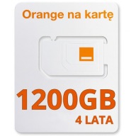 Internet mobilny Orange LTE 4G 5G 1200GB na 4 lata karta SIM do routera