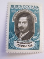 ZSRR - Ewangelista Torricelli - włoski matematyk - Mi. 2194 **