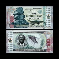 Banknot Kolekcjonerski Zimbabwe 10 DuMilllion Dolarów UV UNC Smart xshop