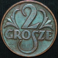 2 grosze 1937 - piękny egzemplarz